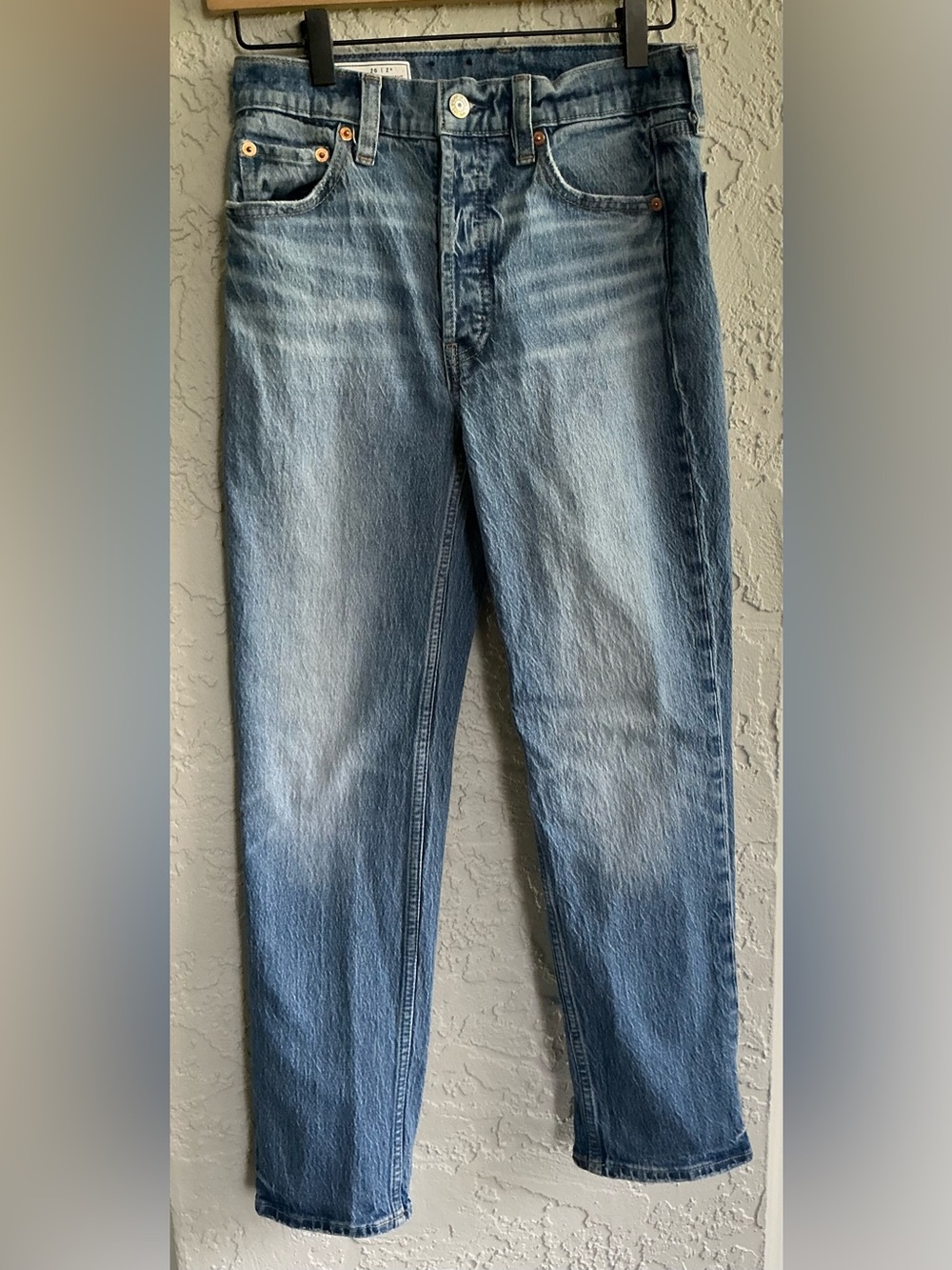 Gap Light Blue Cheeky Straight High Rise